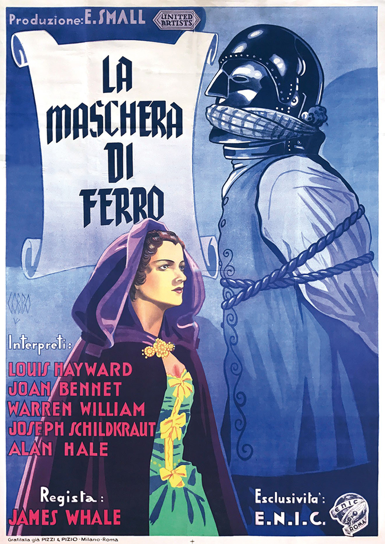 LA MASCHERA DI FERRO (1939) Diritti Diffusione e Distribuzione Film e